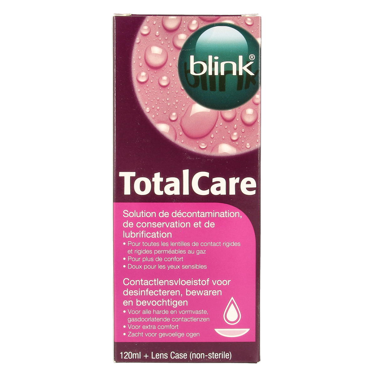 Blink Total care solution & lenscassette 120.00 Milliliter