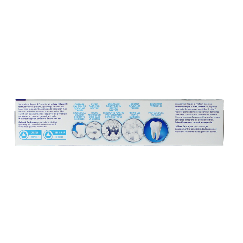 Sensodyne Tandpasta repair & protect whitening 75 Milliliter