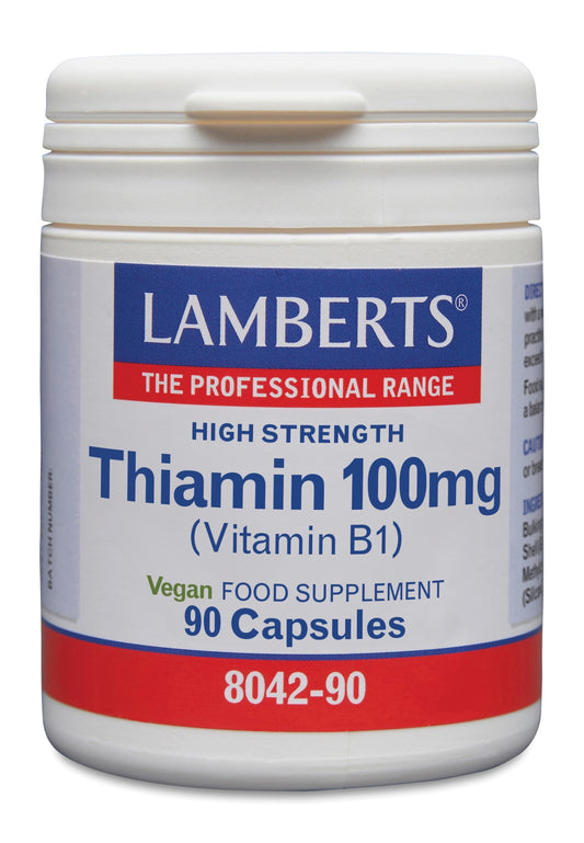 Lamberts Vitamine B1 100mg (thiamine) 90.00 Vegetarische capsules