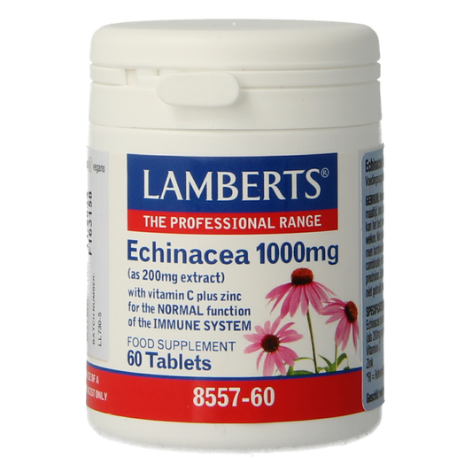 Lamberts Echinacea 1000mg met zink en vitamine C 60 Tabletten