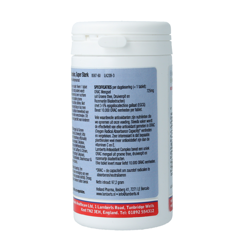 Lamberts Antioxidant complex super sterk 60 Tabletten