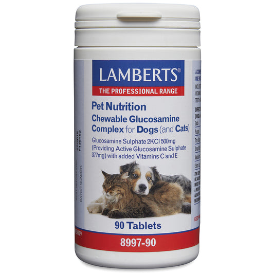 Lamberts Glucosamine kauwtabletten voor hond en kat 90.00 Tabletten