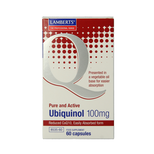 Lamberts Co enzym Q10 100mg (Ubiquinol) 60.00 Capsules
