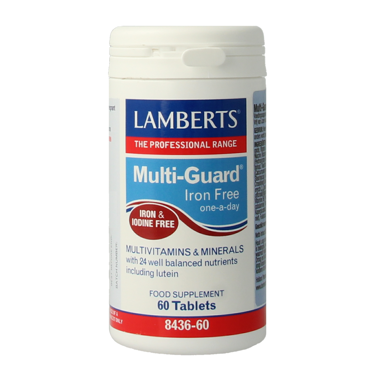 Lamberts Multi-guard ijzervrij 60.00 Tabletten