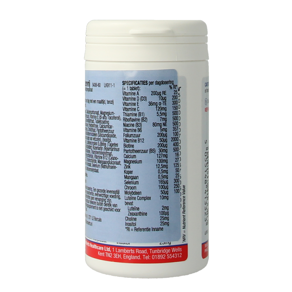 Lamberts Multi-guard ijzervrij 60.00 Tabletten