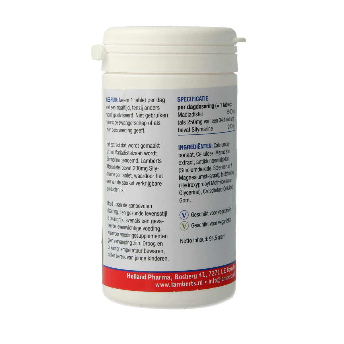Lamberts Mariadistel 200mg silymarin 90.00 Tabletten
