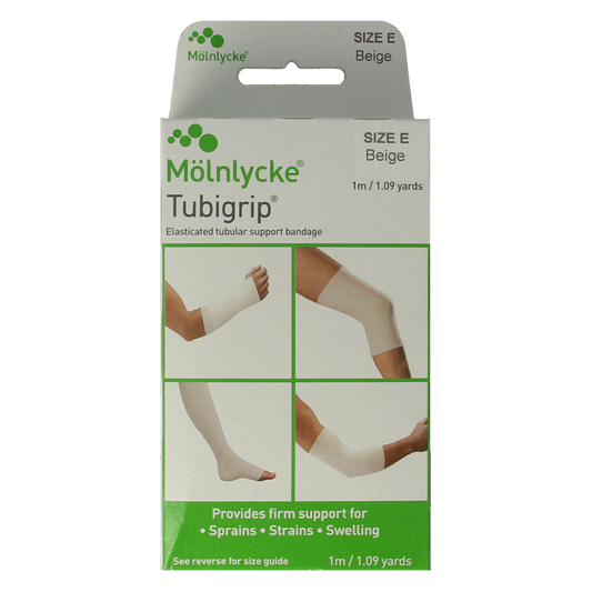 Tubigrip elastic tubular bandage for skin, size 1547, shown in the image, used for support and compression in medical care