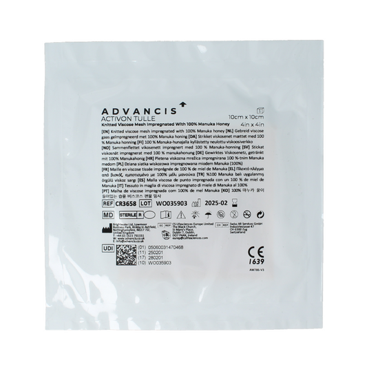 Advancis Activon manuka gaasverband 10 x 10 1 Stuks