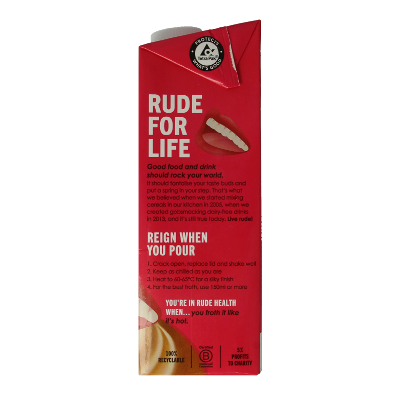 Rude Health Almond barista 1 Liter