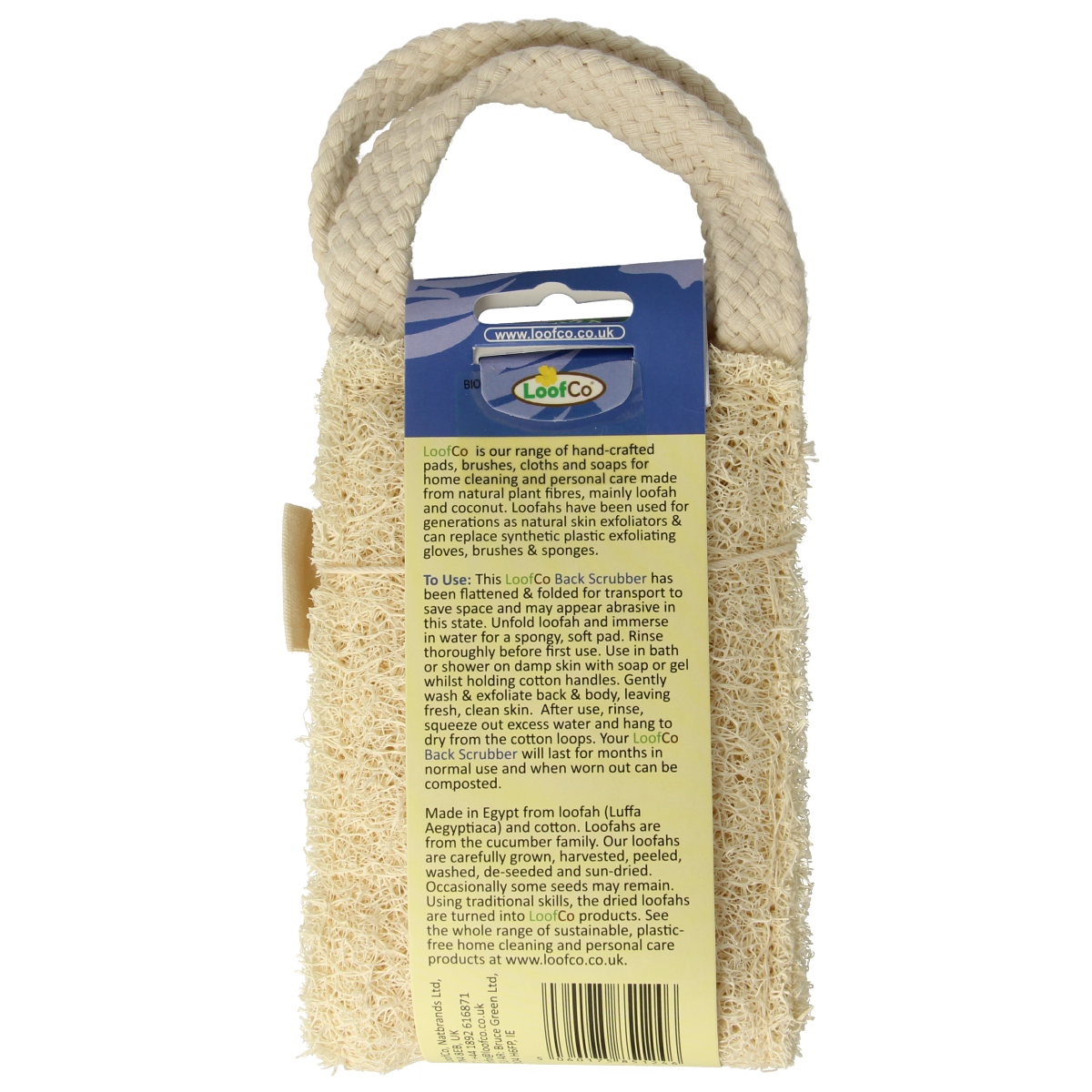 Loofco Rug scrubber loofah bio 1.00 Stuks