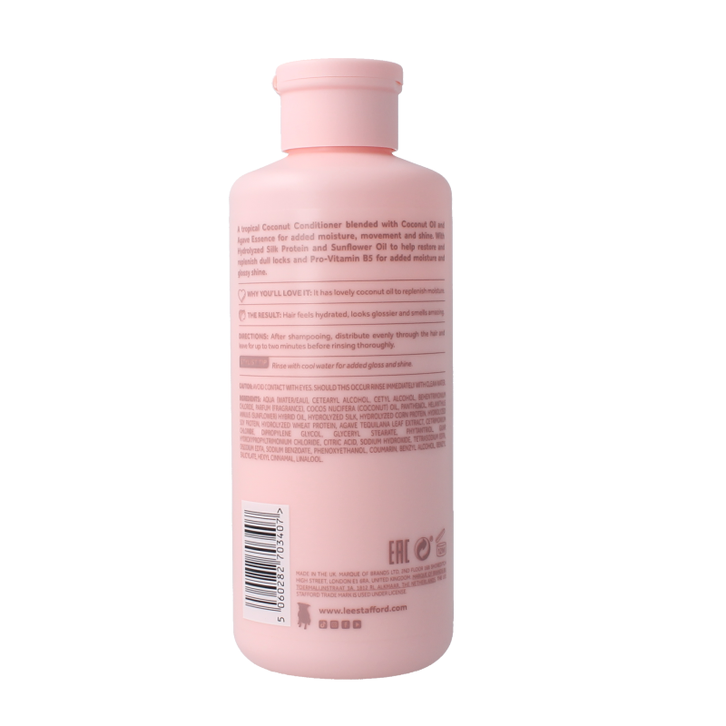 Lee Stafford Coco loco & agave shine conditioner 250 Milliliter