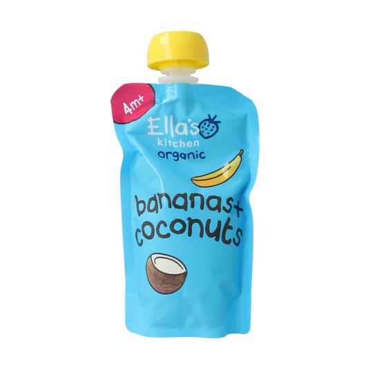 Ella's Kitchen Bananas & coconut knijpzakje 4+ maanden bio 120.00 Gram