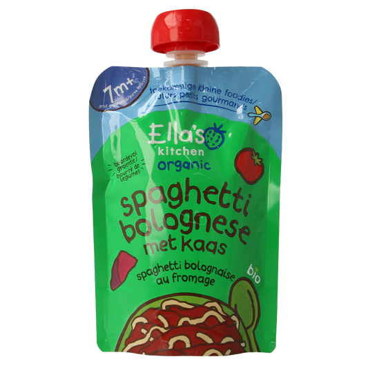 Ella's Kitchen Spaghetti bolognese met kaas 7+ maanden bio 130 Gram