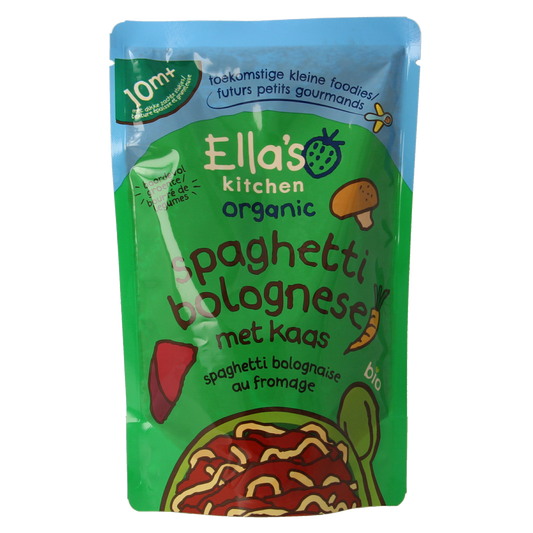 Ella's Kitchen Spaghetti bolognese met kaas 10+ maanden bio 190.00 Gram