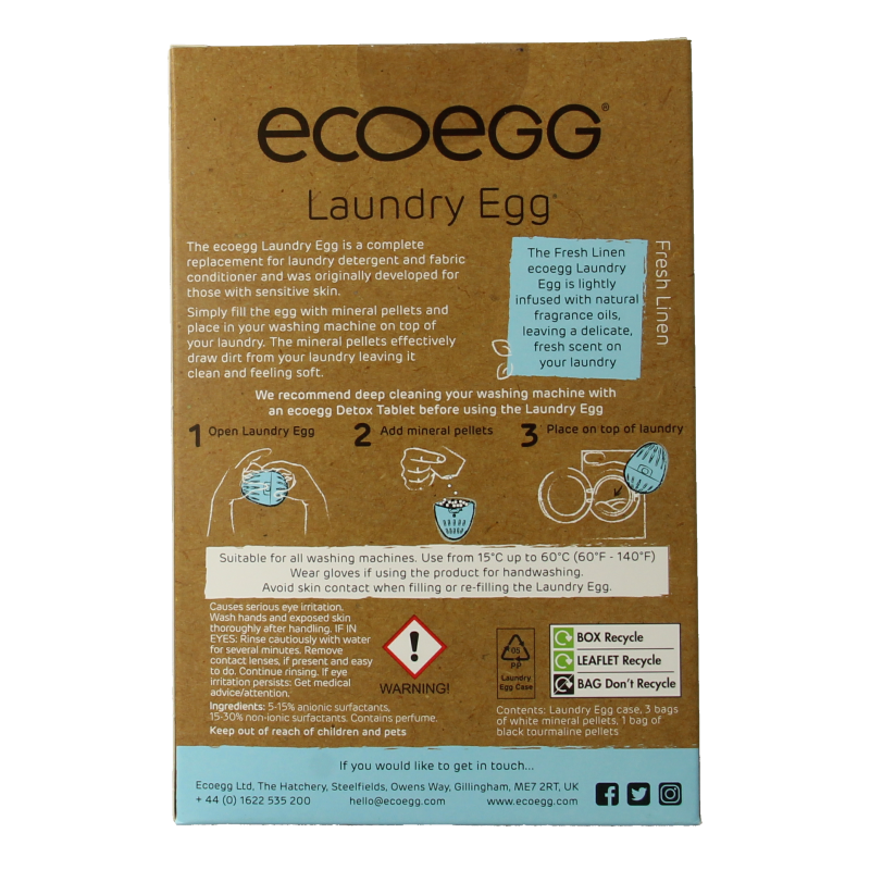 Eco Egg Laundry egg - 70 - fresh linen 1 Stuks