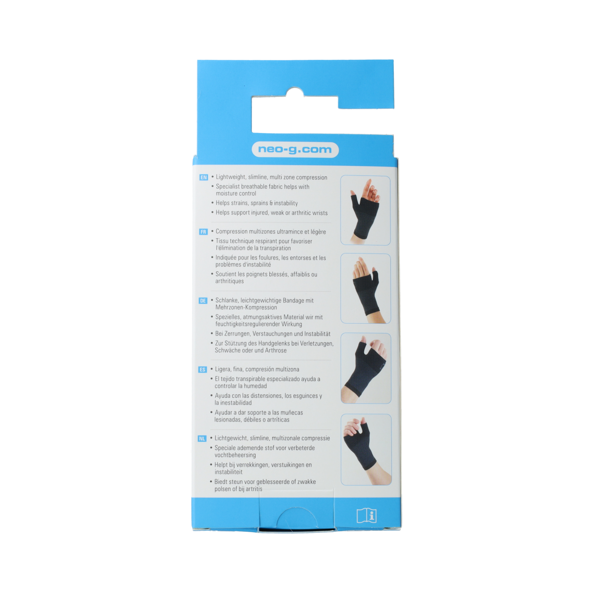 Neo G Airflow wrist & thumb support  M 1.00 Stuks