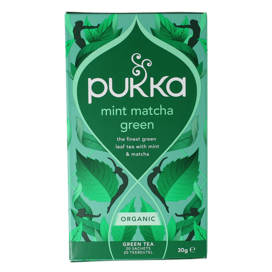 Pukka Mint matcha green tea bio 20.00 Zakjes