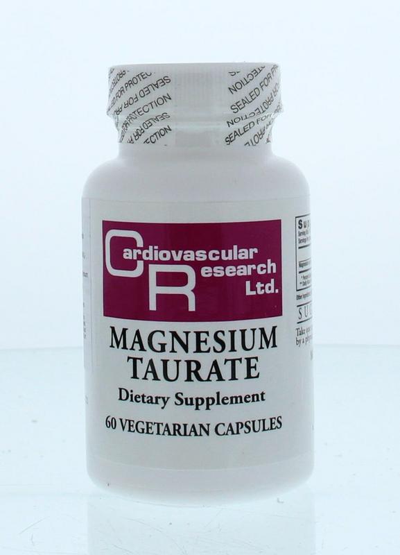 Cardio Vasc Res Magnesium tauraat 60.00 Capsules