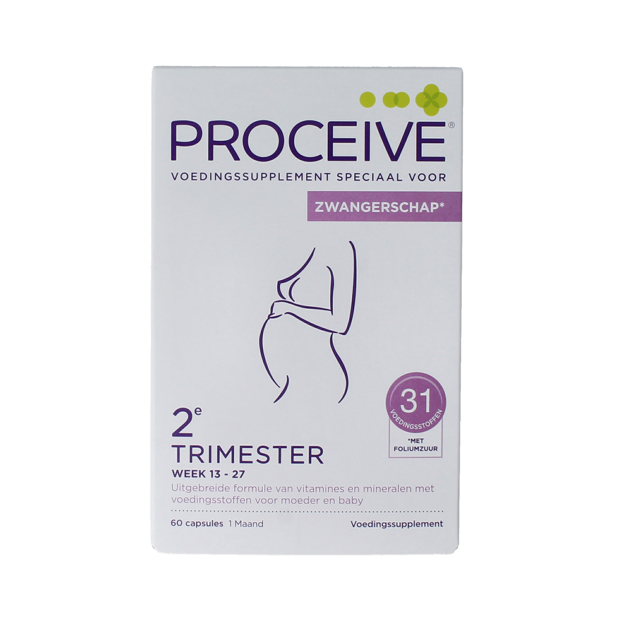 Proceive Kinderwens trimester 2 60.00 Capsules
