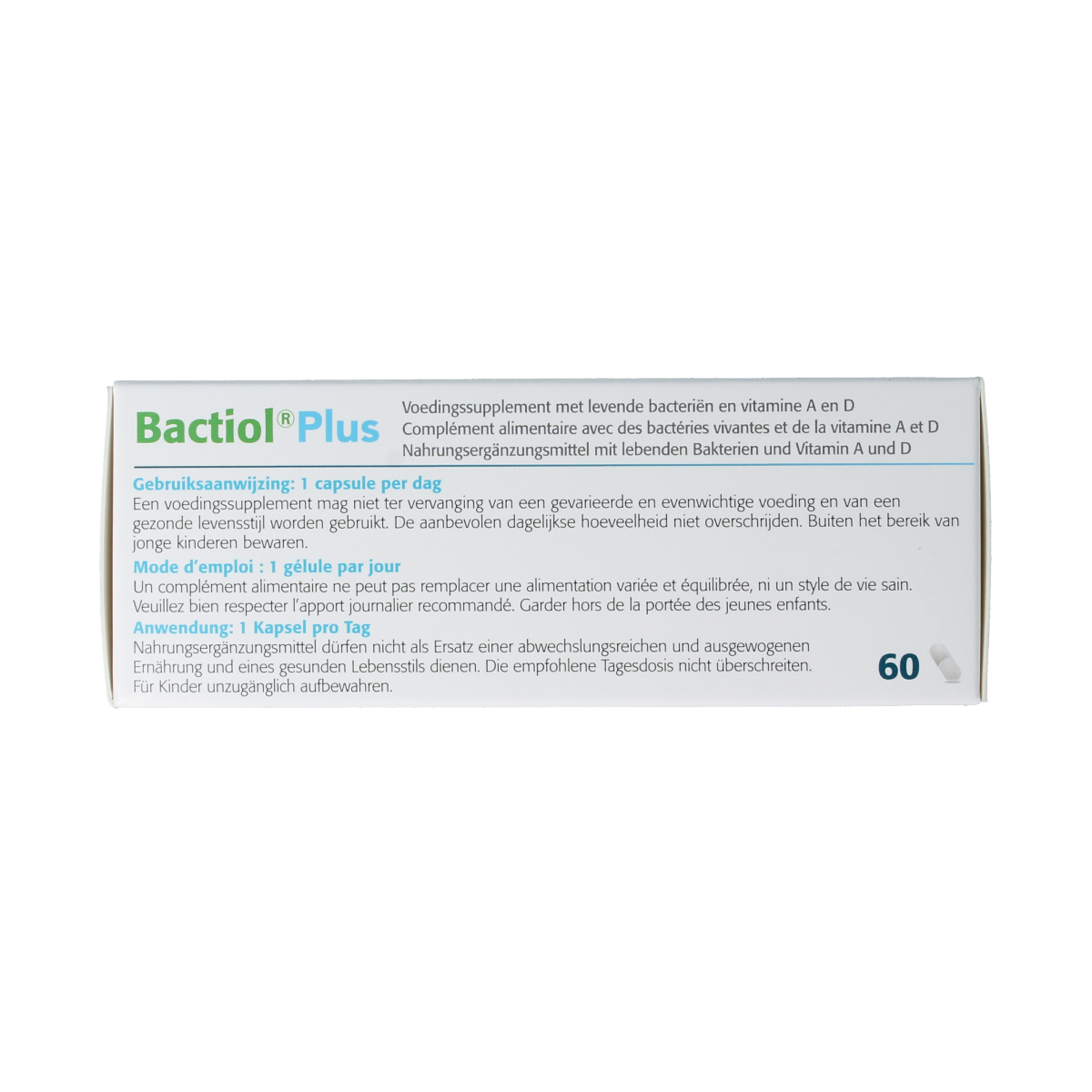 Metagenics Bactiol plus 60.00 Capsules