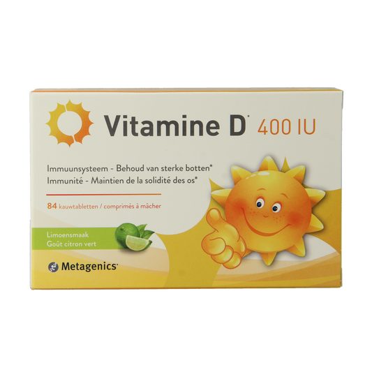 Metagenics Vitamine D 400IU 84.00 Kauwtabletten