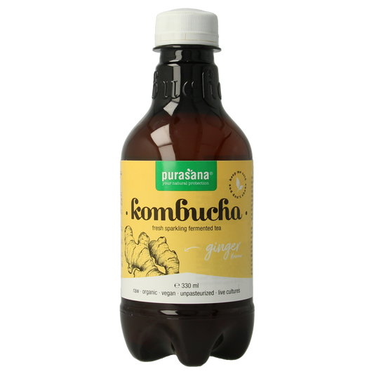 Purasana Kombucha gember vegan bio 330.00 Milliliter