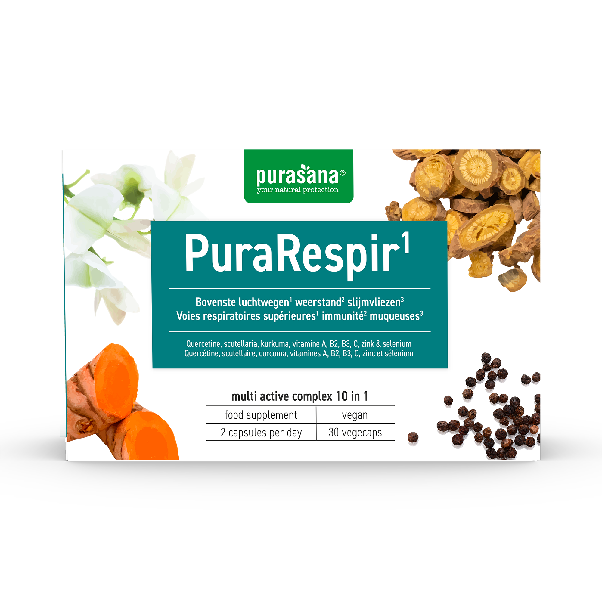 Purasana Purarespir 30.00 Vegetarische capsules