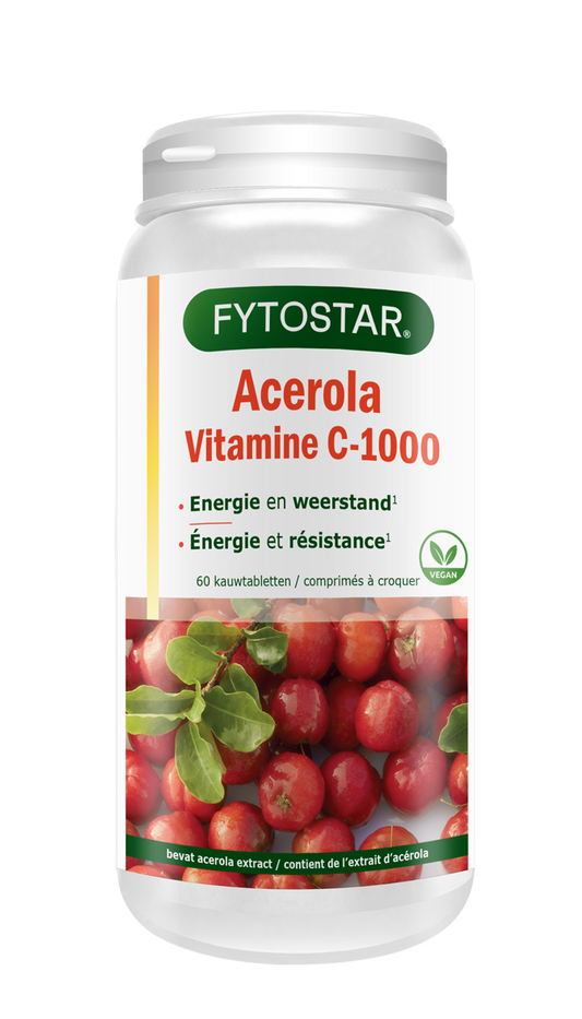 Fytostar Vitamine C 1000 acerola 60.00 Zuigtabletten