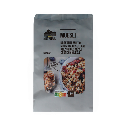 Nutribel Muesli krokant superfood bio 500.00 Gram