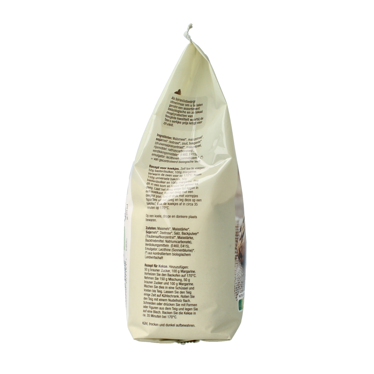 Nutribel Bakmix universeel glutenvrij bio 450.00 Gram