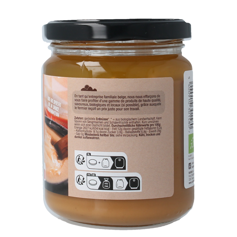 Nutribel Pindakaas bio 250 Gram