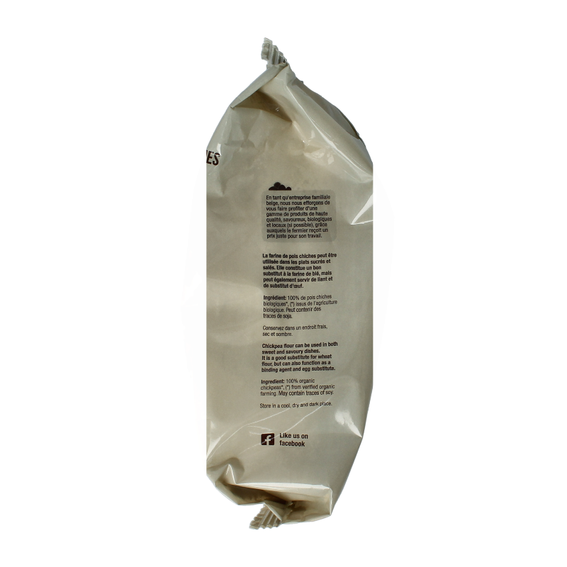 Nutribel Kikkererwtenmeel glutenvrij bio 500 Gram
