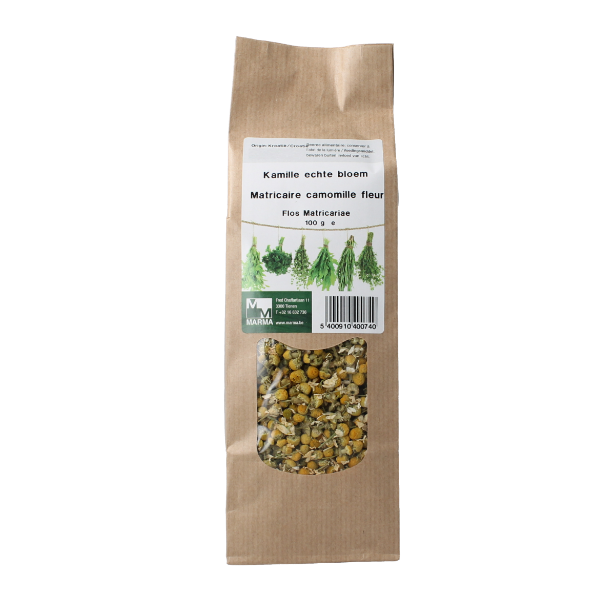 Marma Kamille echte bloem 100.00 Gram