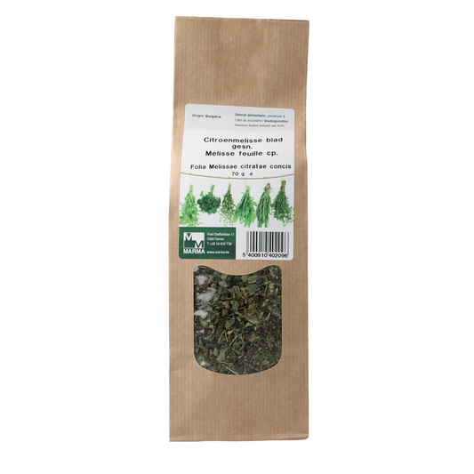 Marma Citroenmelisse blad gesneden 70.00 Gram