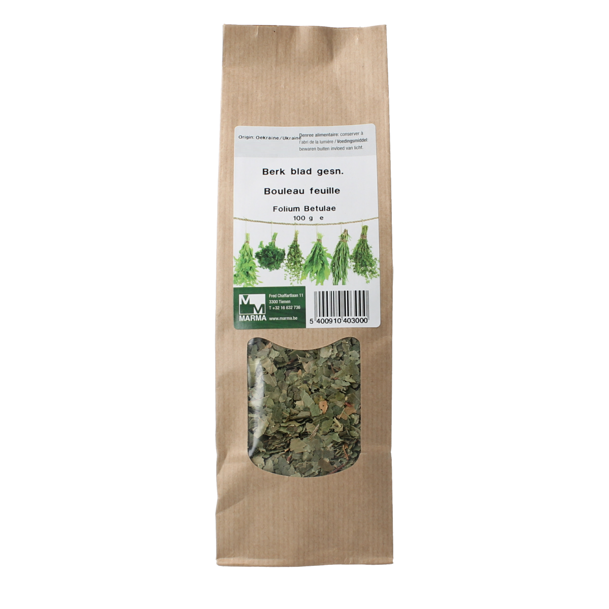 Marma Berkenblad gesneden 100.00 Gram
