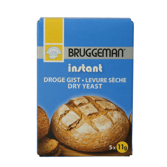 Bruggeman Instant gist (5 x 11 gram) 55.00 Gram