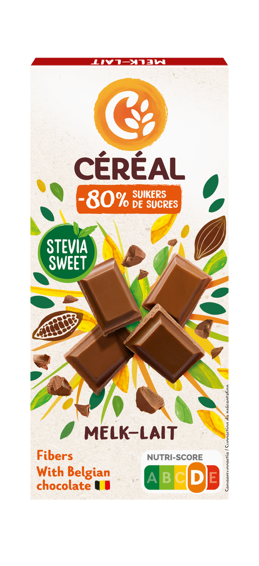 Cereal Chocolade tablet melk 85.00 Gram