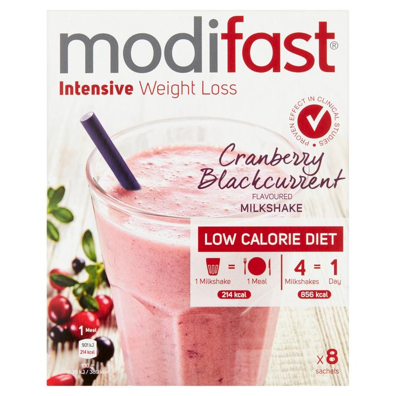 Modifast Intensive milkshake cranberry 440.00 Gram