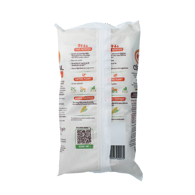 Cereal Rijstwafels pure chocolade 130 Gram