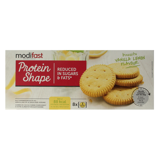 Modifast Proteine shape biscuits vanilla and lemon 156.00 Gram