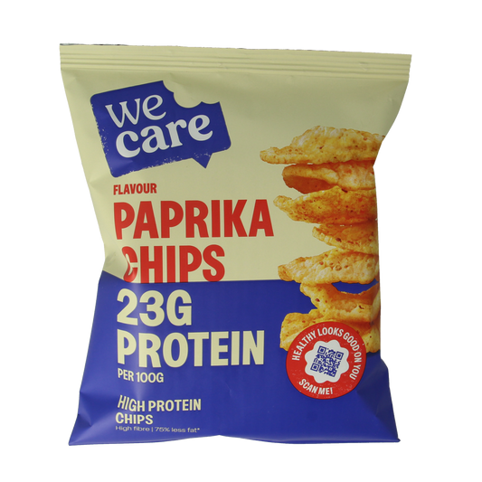 WeCare High protein paprika chips 25.00 Gram