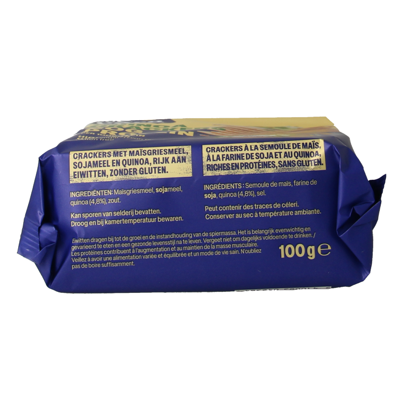 WeCare High protein quinoa crackers 100 Gram