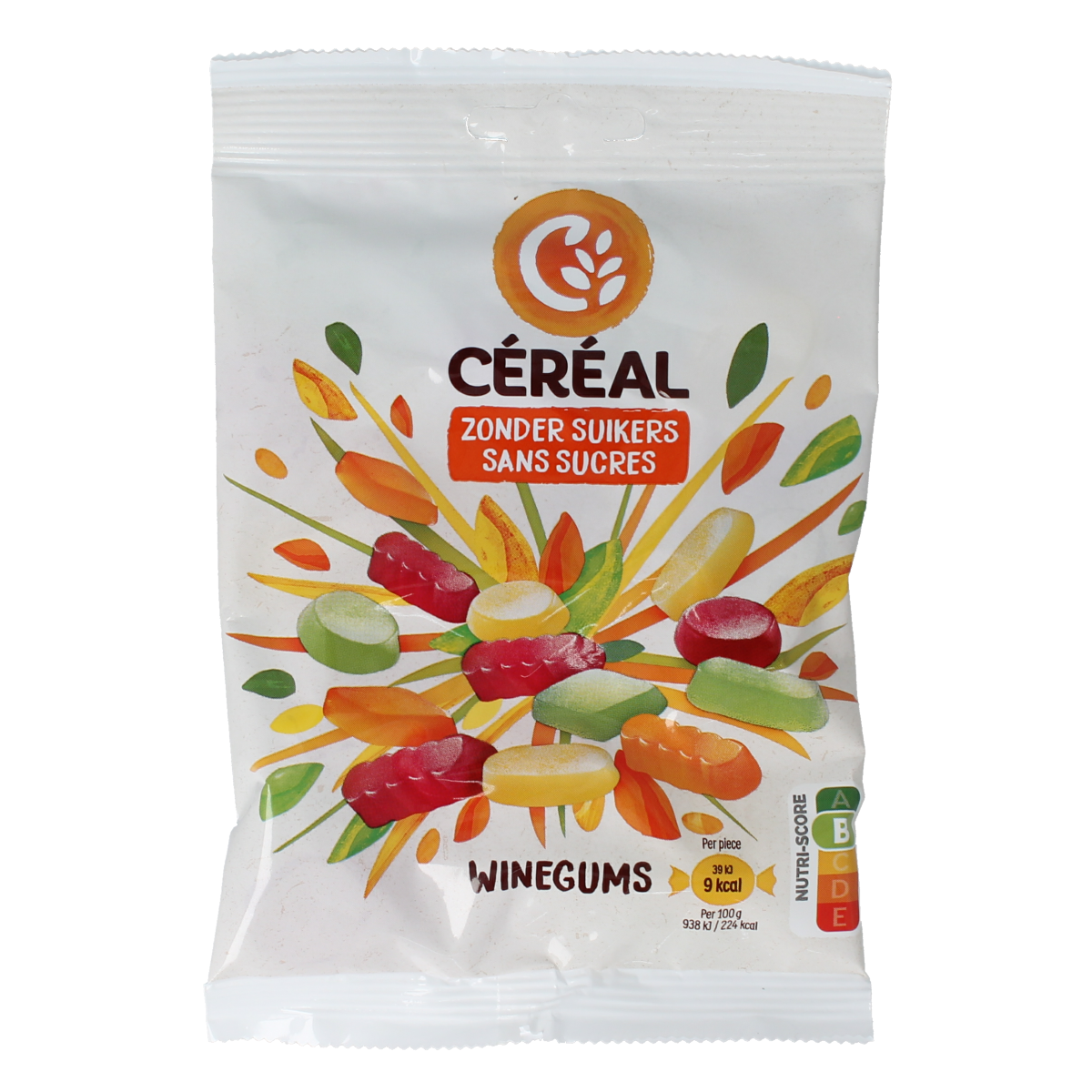 Cereal Winegums zonder suikers 100.00 Gram