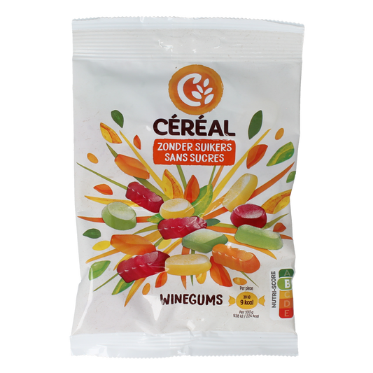 Cereal Winegums zonder suikers 100.00 Gram