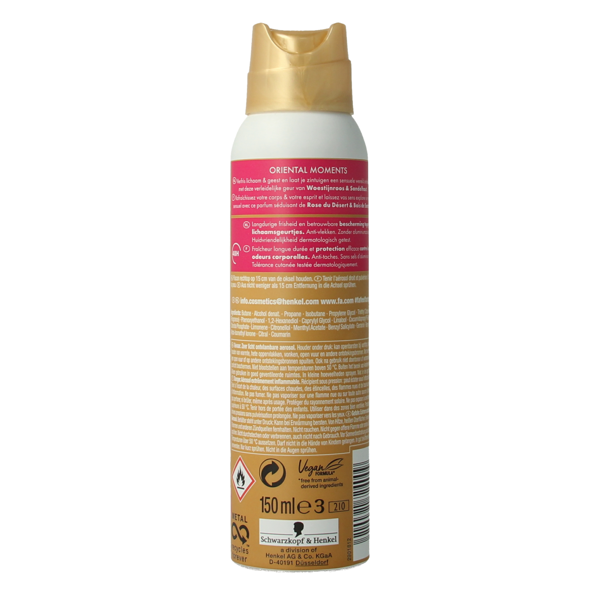 FA Deodorant spray oriental moments 150.00 Milliliter