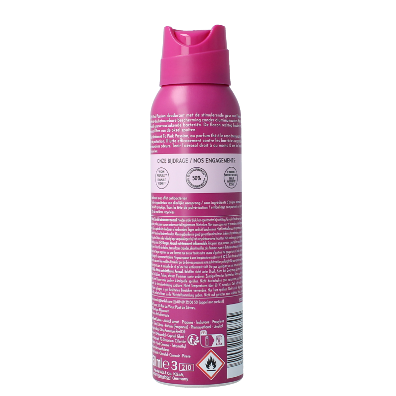 FA Deodorant spray pink passion 150 Milliliter