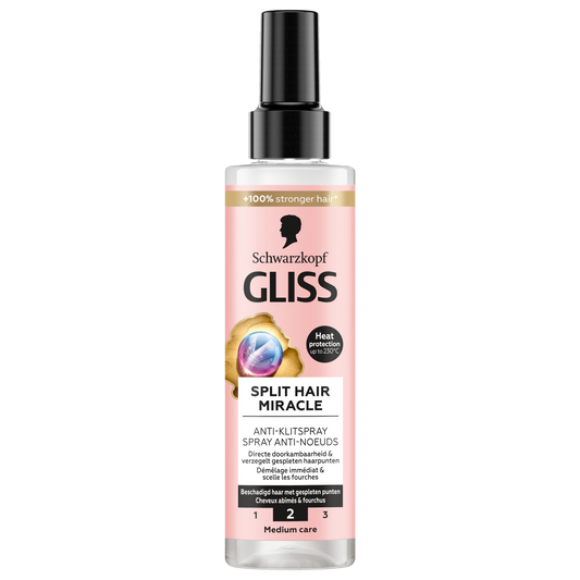 Gliss Kur Anti-klit spray for split ends, 200ml, hair care product with spray nozzle, designed to reduce hair breakage and damage