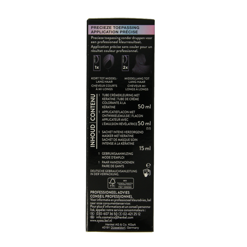 Syoss Metallics 9-53 silver blush 1 Set