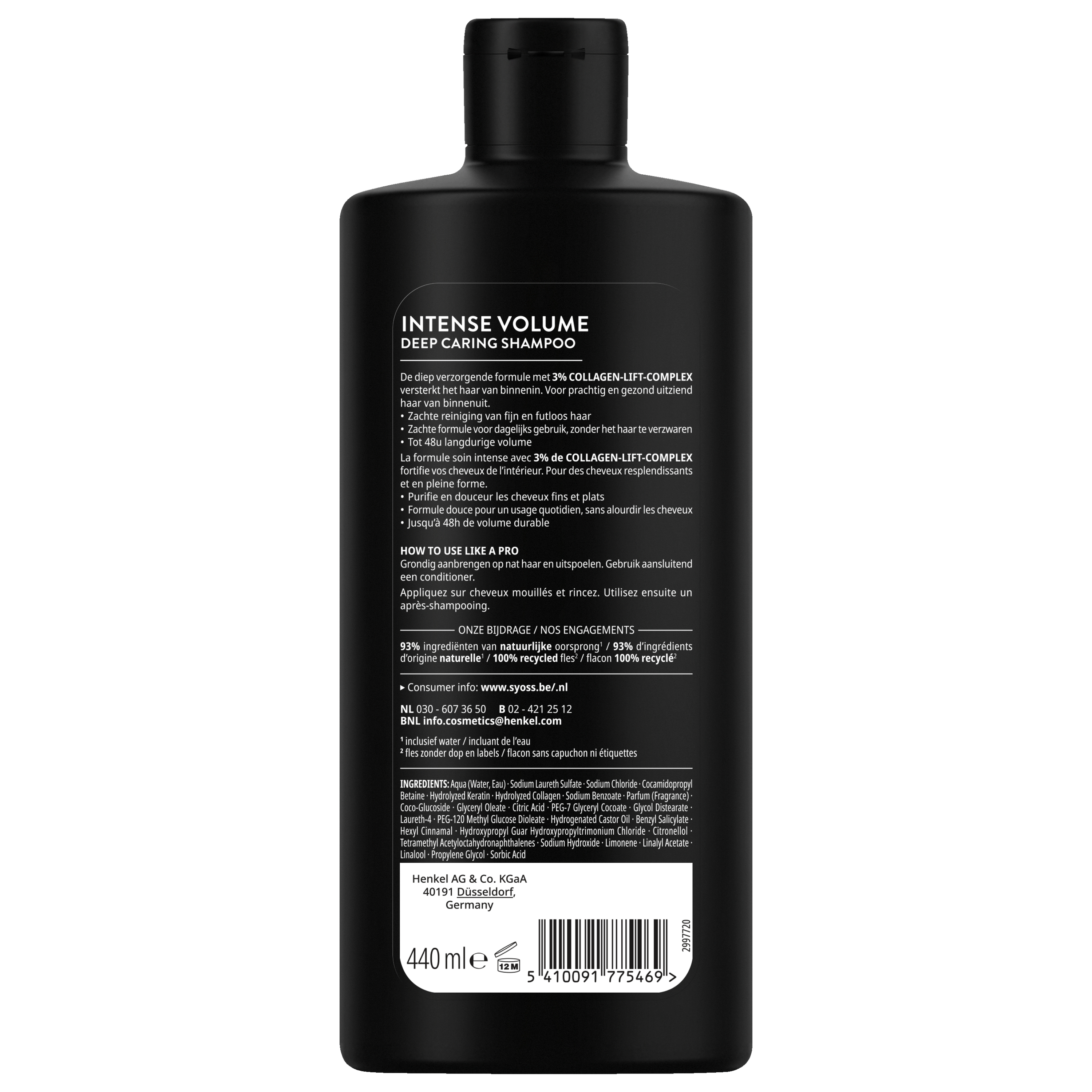 Syoss Shampoo volume 440.00 Milliliter