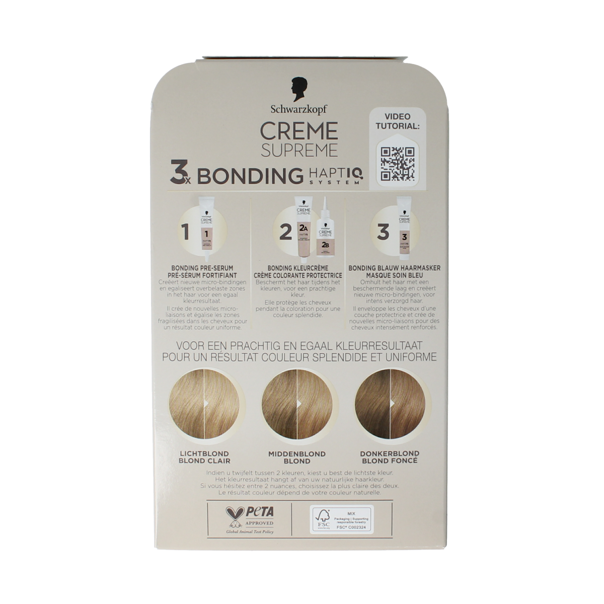 Schwarzkopf Creme supreme 9-16 licht blond 1.00 Stuks